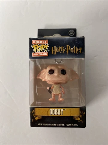 Harry Potter Pocket Pop Funko Dobby Figure Keyring Original Box Blue NIB Cover