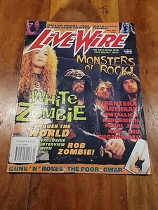 LIVE WIRE Music metal Magazine With Posters Vol 4 #9 1993 White Zombie Pantera - Picture 1 of 10