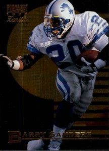 1997 Zenith Football Card #12 Barry Sanders