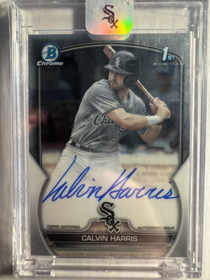 K279,315 - 2023 Bowman Chrome Draft Autographs #CDACHA Calvin Harris Auto - Image 1 of 1