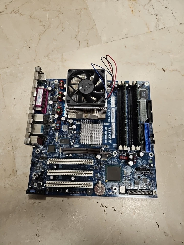 IBM A50 M50 865G Socket 478 ,AGP ,PENTIUM 4 MOTHERBOARD IBM 73P0595 TYPE REV 2.4 - Image 1 of 4