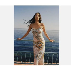 Abito Midi Riforma Aribella Camicia L’isola di Capri Seta Small - Foto 1 di 14