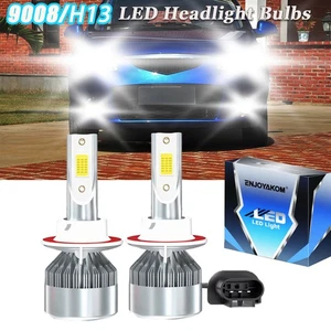 9008 H13 LED Headlights Bulbs For Mazda Tribute 2008-2011 High Low Beam White - Picture 1 of 11
