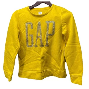 Suéter de cuello redondo metálico con logotipo de hueco para niños talla XXL 14/16 amarillo - Imagen 1 de 9