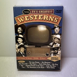 1950's TV's Greatest Westerns (DVD, 2002, 3 Disc Box Set) ● NEW SEALED  - Picture 1 of 7