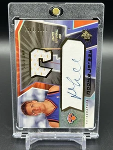 2005 Upper Deck SPX - David Lee Rookie Jersey Auto /1499 #142 New York Nicks - Picture 1 of 2