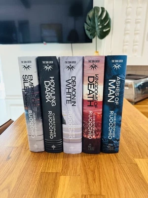 SIGNED SUN EATER SERIES 1 - 5, Christopher Ruocchio Broken Binding + 5 extra DJ - Image 1 of 4