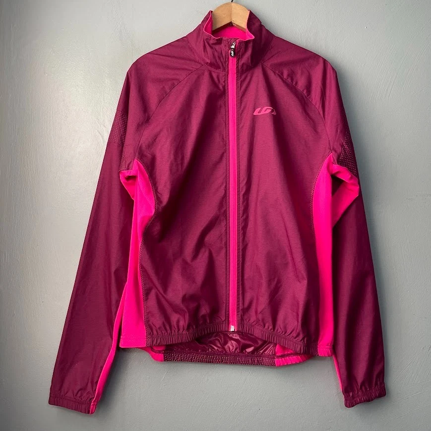 Chaqueta cortavientos ligera de malla Louis Garneau para mujer talla XL rosa ciclismo Foto 1 de 4