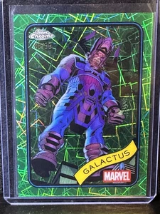 2025 Marvel Chrome GALACTUS 'LASER VERDE' #'d/99! - Foto 1 di 3