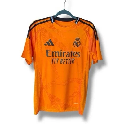 Camiseta de fútbol Adidas Real Madrid naranja AEROREADY para hombre M BNWT IU5013 Foto 1 de 4