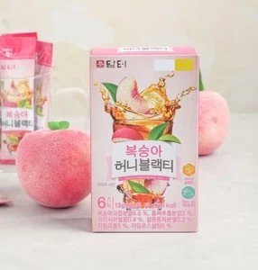 DAMTUH Peach Honey Black Tea 13g X 6 stick K-FOOD - Picture 1 of 1