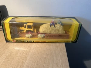 CORGI GS 4 COUNTRY FARM SET 1974 STILL SEALED IN PERSPEX BUBBLE. Mint - Picture 1 of 9