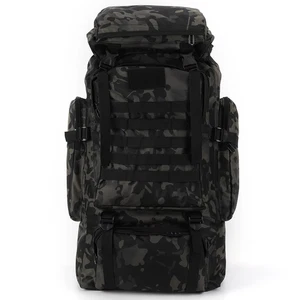 80L Bergsteigerrucksack 600D Oxford Tuch Angelrucksack mehrere Taschen - Bild 1 von 15