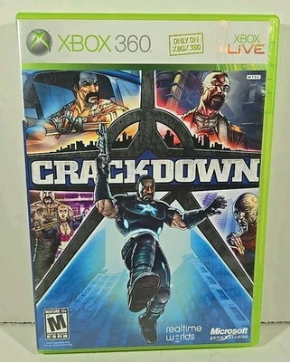 Crackdown (Microsoft Xbox 360, 2007) TESTED AND WORKING  - Image 1 of 3