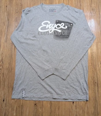 CAMISA MANGA LARGA ENYCE Gris LOGOTIPO ENYCE Hombre 3XL B30 Foto 1 de 3