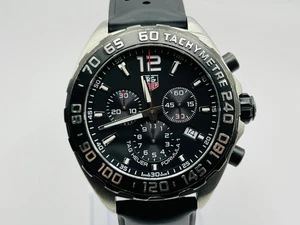 Tag Heuer Formula 1 CAZ1110 42mm Chronograph Stainless Steel Quartz Wristwatch - Picture 1 of 10