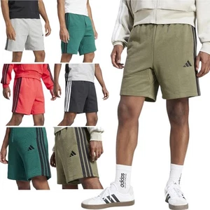 Adidas Mens Shorts Sweat Half Pants Summer Sportswear Gym Running Bottoms S-2XL - Picture 1 of 43