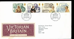 1987 GB FDC Gran Bretaña victoriana. ISLA DE WIGHT pm. SG 1367-1370. Ciencia, cocina - Imagen 1 de 1