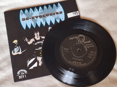 Devo JOCKO HOMO/MONGOLOID 7" 1st UK Press **VG++ Vinyl** Stiff Records - Image 1 of 4