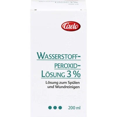 CAESAR & LORETZ GMBH WASSERSTOFFPEROXID 3% Caelo Lsg.Standard Zul. 200 ml PZN15301782