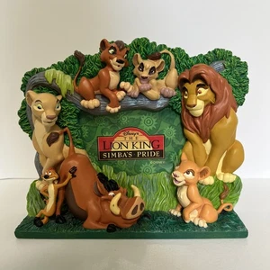 Cornice portafoto 3D vintage 1998 Il Re Leone 2 Simba's Pride in resina - Foto 1 di 13