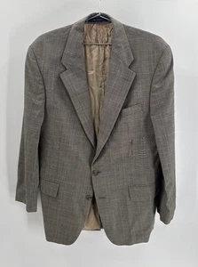 Polo University Club by Ralph Lauren Mens Sz 42R Plaid Check Wool Blazer Jacket - Picture 1 of 8