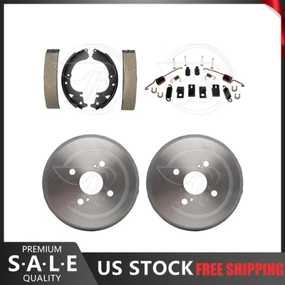 适用于 1991 年丰田卡罗拉后套件制动鼓和刹车鞋五金套件 — 第 1/4 张图片