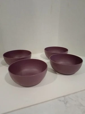 Mainstays 38 Oz Plastic Purple with Haunted  House Cereal/Salad Bowls Set of 4 - Image 1 of 4