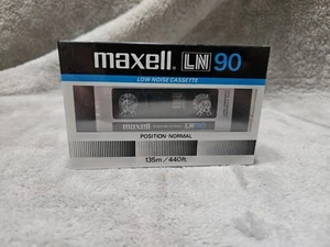 Original Maxell LN 90 Type I Low Noise Cassette Tape Brandneu & Factory Sealed - Bild 1 von 3