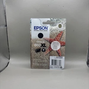 Original Epson 603XL Schwarz Patrone ORIGINAL SEESTERN Vakuumversiegelt Tinte 03/2024 - Bild 1 von 3