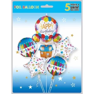 Hot Air Balloon 5PCS Bouquet - Picture 1 of 1
