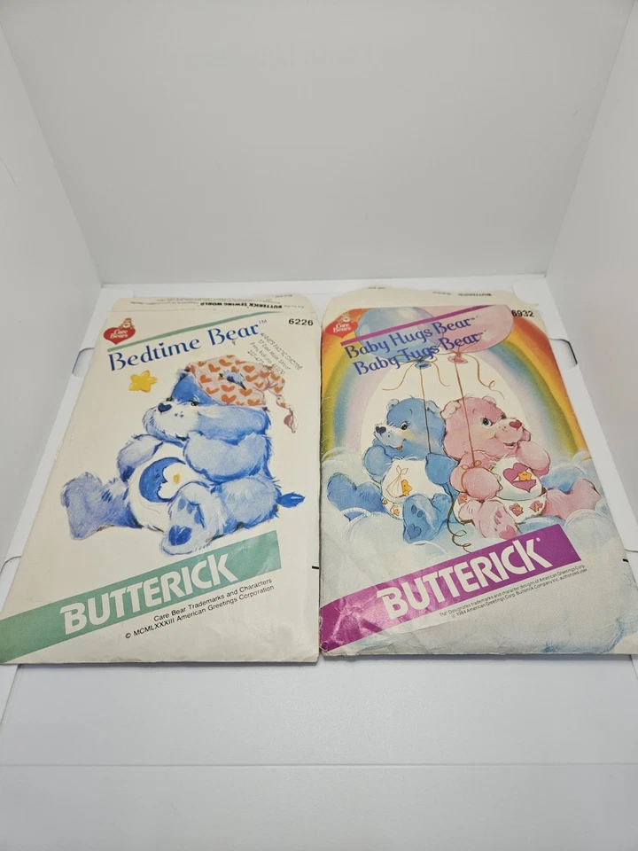 De Colección Butterick 6226 Oso para Dormir y 6932 Bebé Abrazos Tiradores Cuidado Oso Patrones Leer  Foto 1 de 4