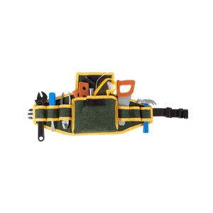 Pretend Play Kids Toddlers Tool Belt Handymans Kit Saw Hammer Hand Tools Pliers - Picture 1 of 3