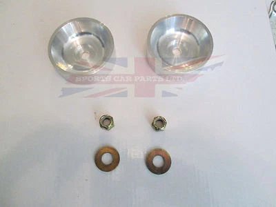 New Triumph TR6  TR4A IRS Differential Alloy Stabilizer Reinforcement Cups - Image 1 of 2