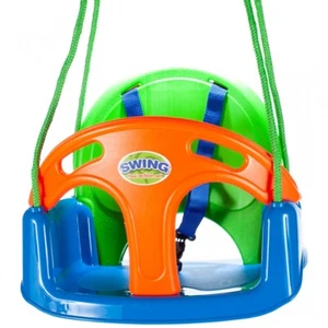MalPlay Schaukel, Schaukelsitz für draußen, Babyschaukel Kinderschaukel bis 25kg - Bild 1 von 10