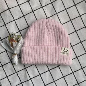 Baby Hat for Boys Knit Baby Smile Beanie for Kids Cap Children Hats for Girls Ba - Picture 1 of 12