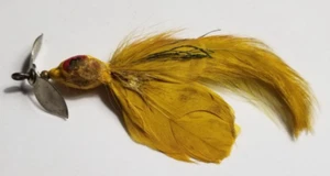 E. H. Peckinpaugh's Vintage Bait Casting Feather Minnow - Picture 1 of 2
