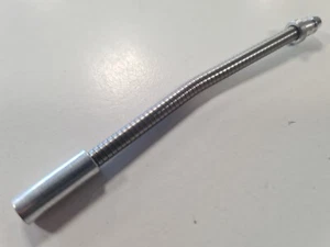 Flexible metal V-brake noodle routing guide pipe, mtb, bendy noodle in Silver. - Picture 1 of 3