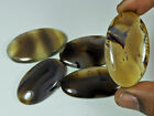 5 Pcs Natural Montana Agate Oval Cabocon Loose Gemstone 35-41MM 219.00 Cts.