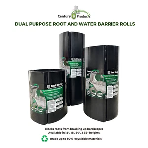24" x 10' Dual-Purpose Root Barrier by Century Products - Picture 1 of 5
