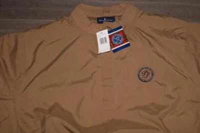 VINTAGE 90s PAYNE STEWART MENS GOLF WINDBREAKER KHAKI BROWN LARGE RARE NEW NWT - Image 1 of 4