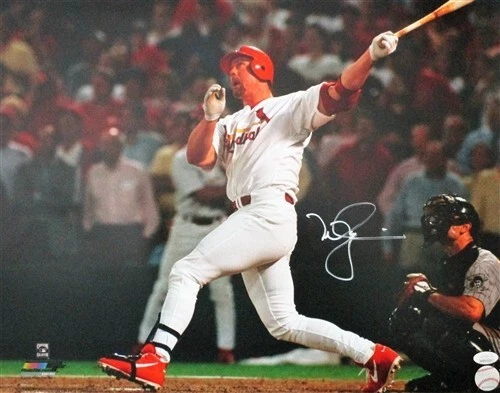 St Louis Cardinals Legend Mark Mcgwire Signed 16x20 photo #2 AUTO - JSA - Image 1 of 1