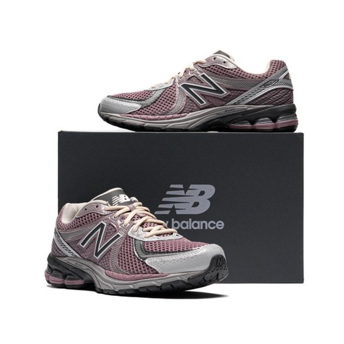 ML860BW2 New Balance 860V2 Ice Wine Magnet RainCloud (uomo)