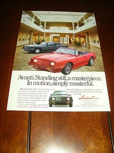AVANTI COUPE' / CABRIO 1989 ***ANNUNCIO ORIGINALE*** - Foto 1 di 1