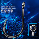 200pcs Bait Holder Hook Fishing Hooks High Carbon Steel Barbed Fishhook 3#-15#