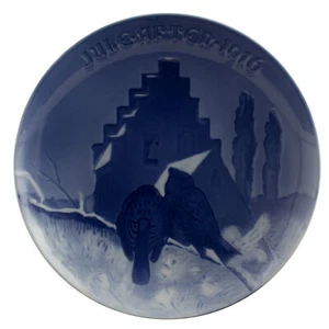 ROYAL COPENHAGEN BING&GROUNDAHL WEIHNACHTSTELLER 1916 ORIGINAL PORZELLAN PRIMA  - Bild 1 von 4