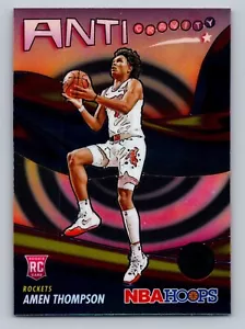 2023-24 Panini NBA Hoops Premium Stock Anti-Gravity Prizm #16 Amen Thompson RC - Picture 1 of 2