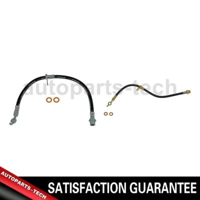2x Dorman Front Brake Line Brake Hose For Toyota RAV4 1996 1997 1998 1999 2000 - Image 1 of 4