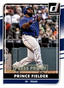 2016 Donruss Press Proof Gold #63 Prince Fielder /99 - NM-MT - Picture 1 of 2