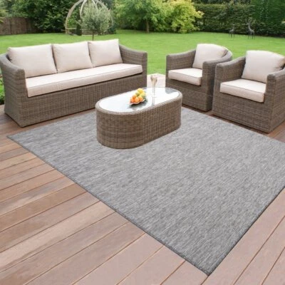 Ottomanson Sundance Reversible Indoor/Outdoor Turkish Patio Area Rug, 5'3" x 6'1 - Image 1 of 4